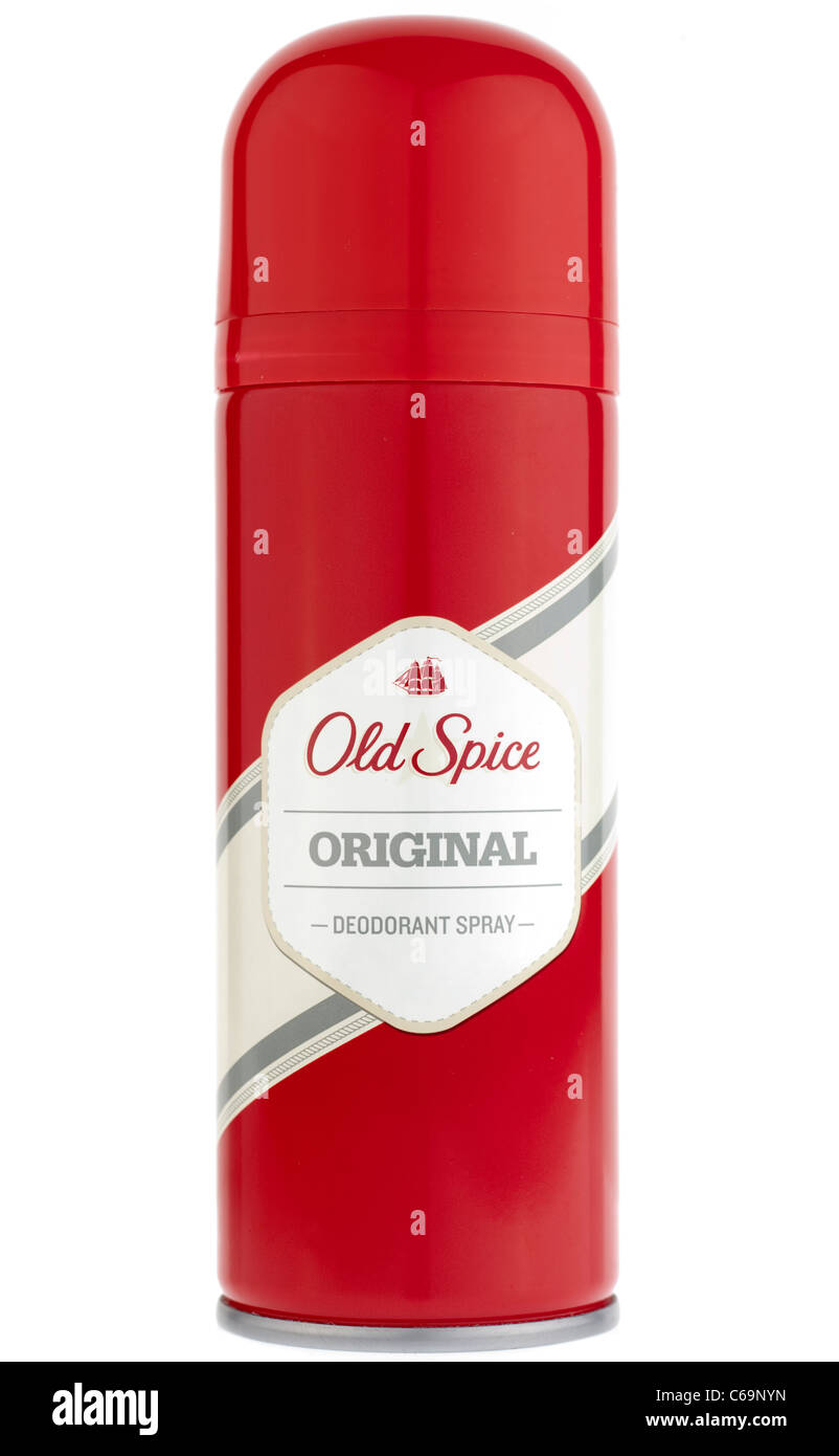 Old Spice original Deodorant spray Stockfoto