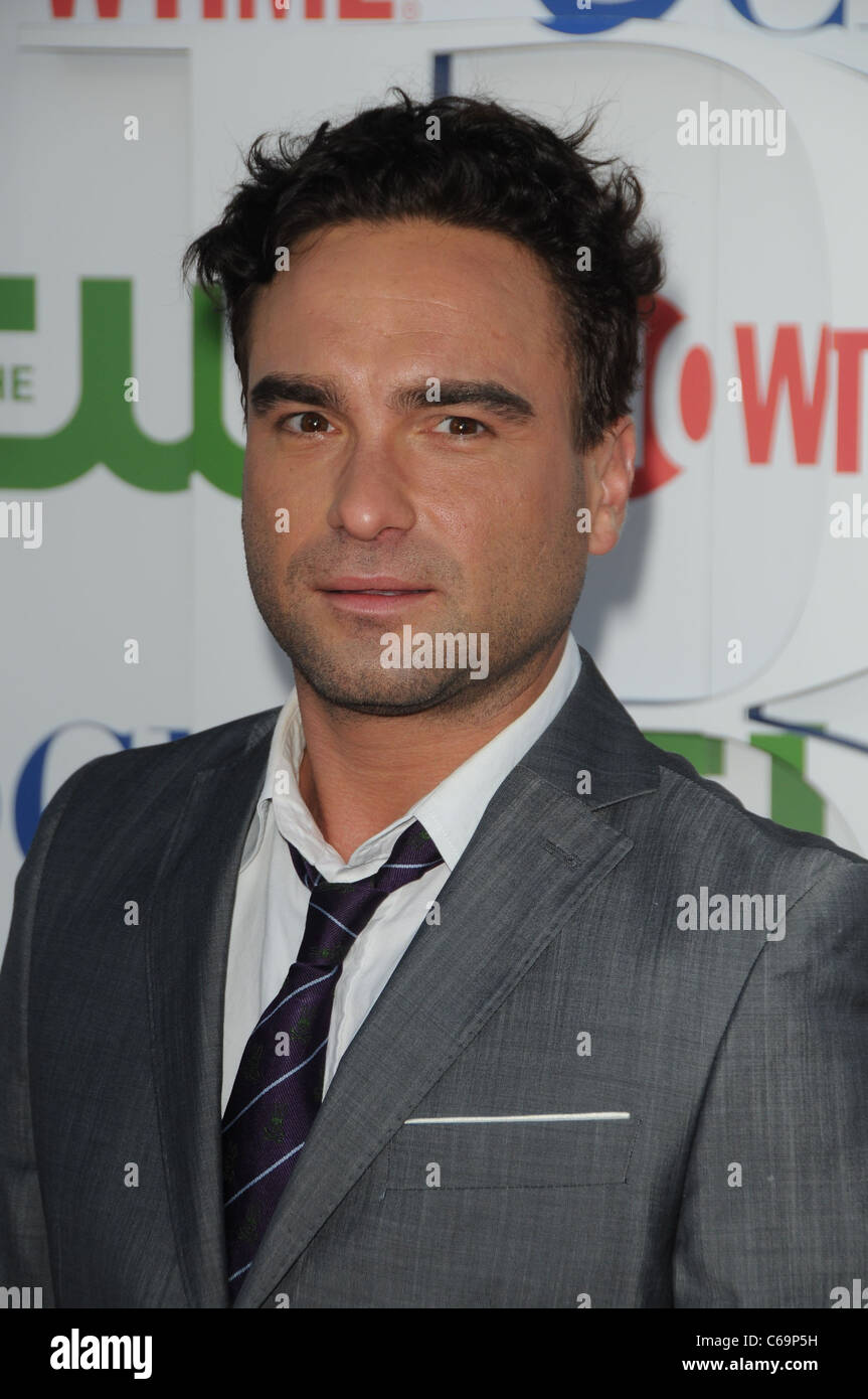 Johnny Galecki im Ankunftsbereich für CBS, The CW und Showtime Sommer 2011 TCA Tour, die Pagode, Los Angeles, CA 3. August 2011. Foto Stockfoto