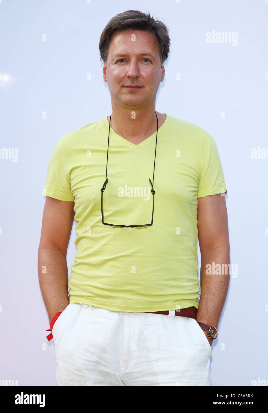 Martin Armknecht am "Moving NRW" bei Parklounge Im Skulpturenpark. Köln, Deutschland - 29.06.2010 Stockfoto