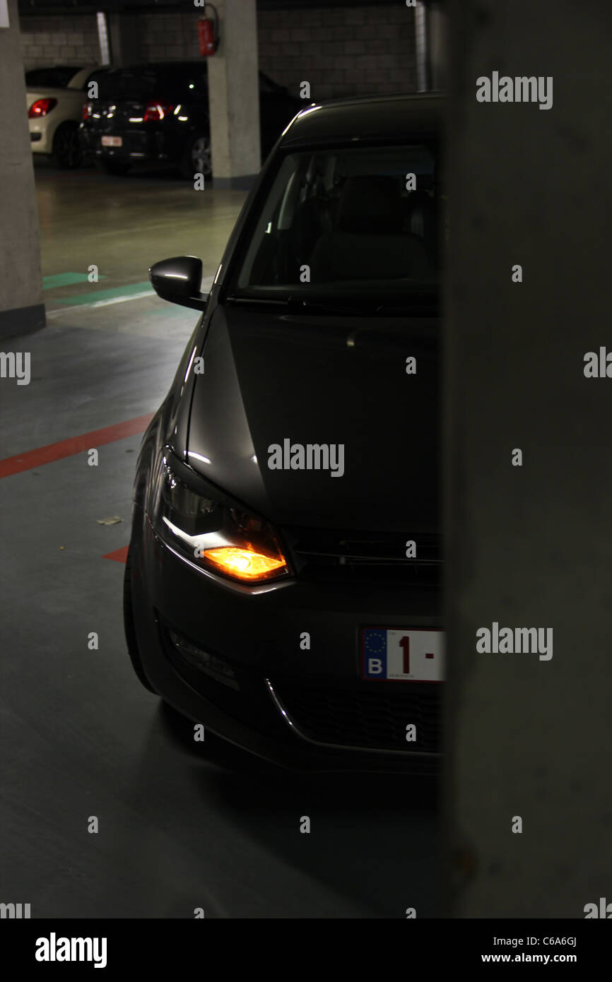 Dies war ein Shooting von einem VW Polo 6R Stockfoto