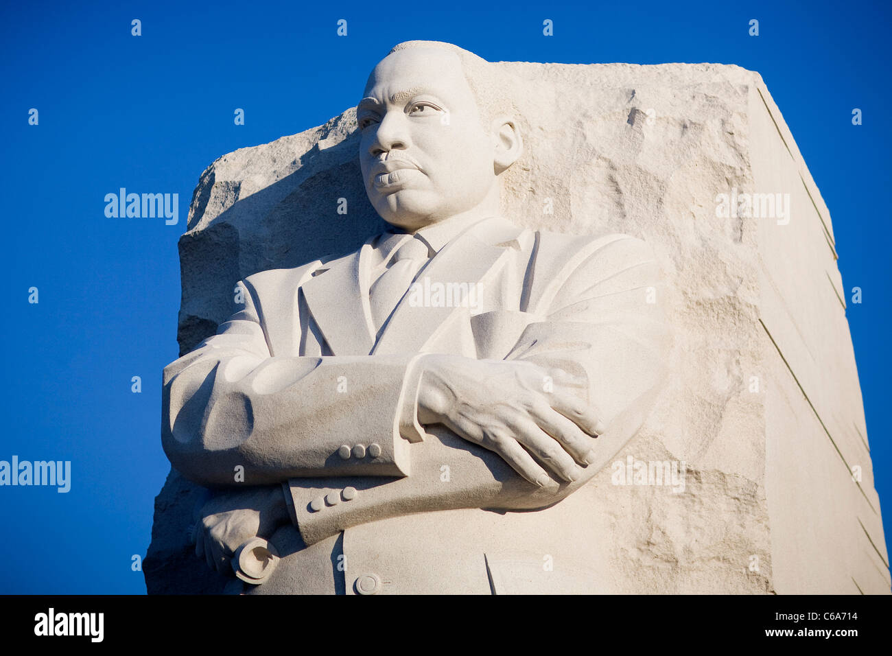 Martin Luther King Jr., Denkmal auf der National Mall in Washington, D.C. Stockfoto