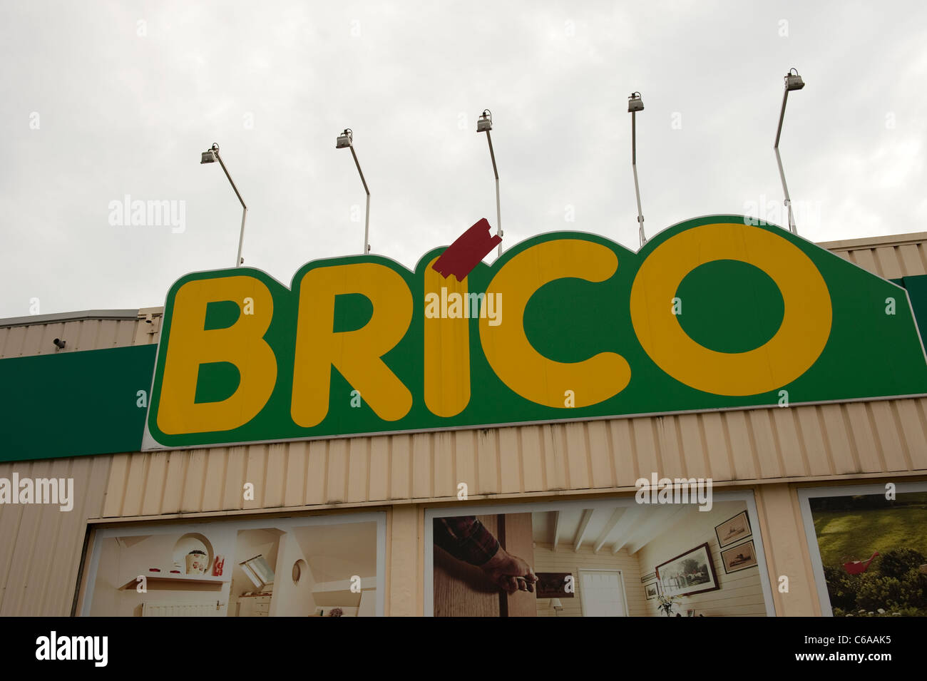 Brico Logo Zeichen Shop Hasselt Belgie Belgien Europa Stockfoto