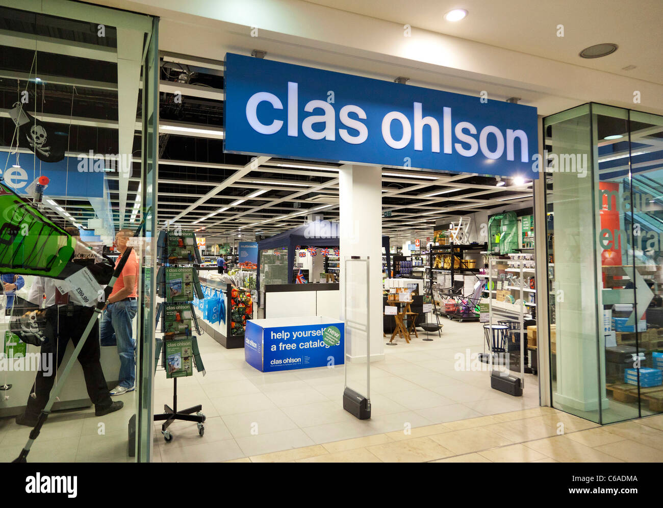 Clas Ohlson Shop Stockfoto