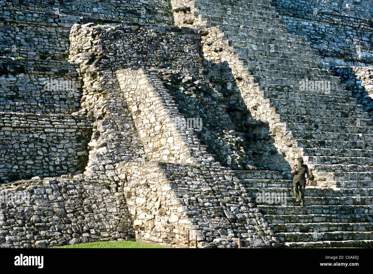 Maya-Ruinen von Palenque in Mexiko Stockfoto