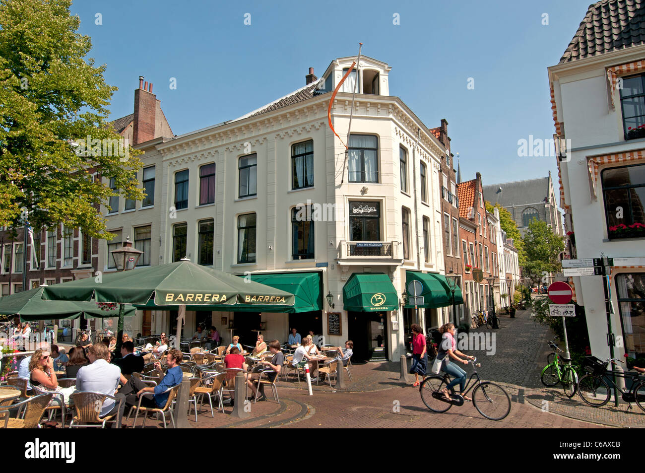 Barrera Leiden Niederlande Rapenburg Student Universität Pub Bar Stockfoto