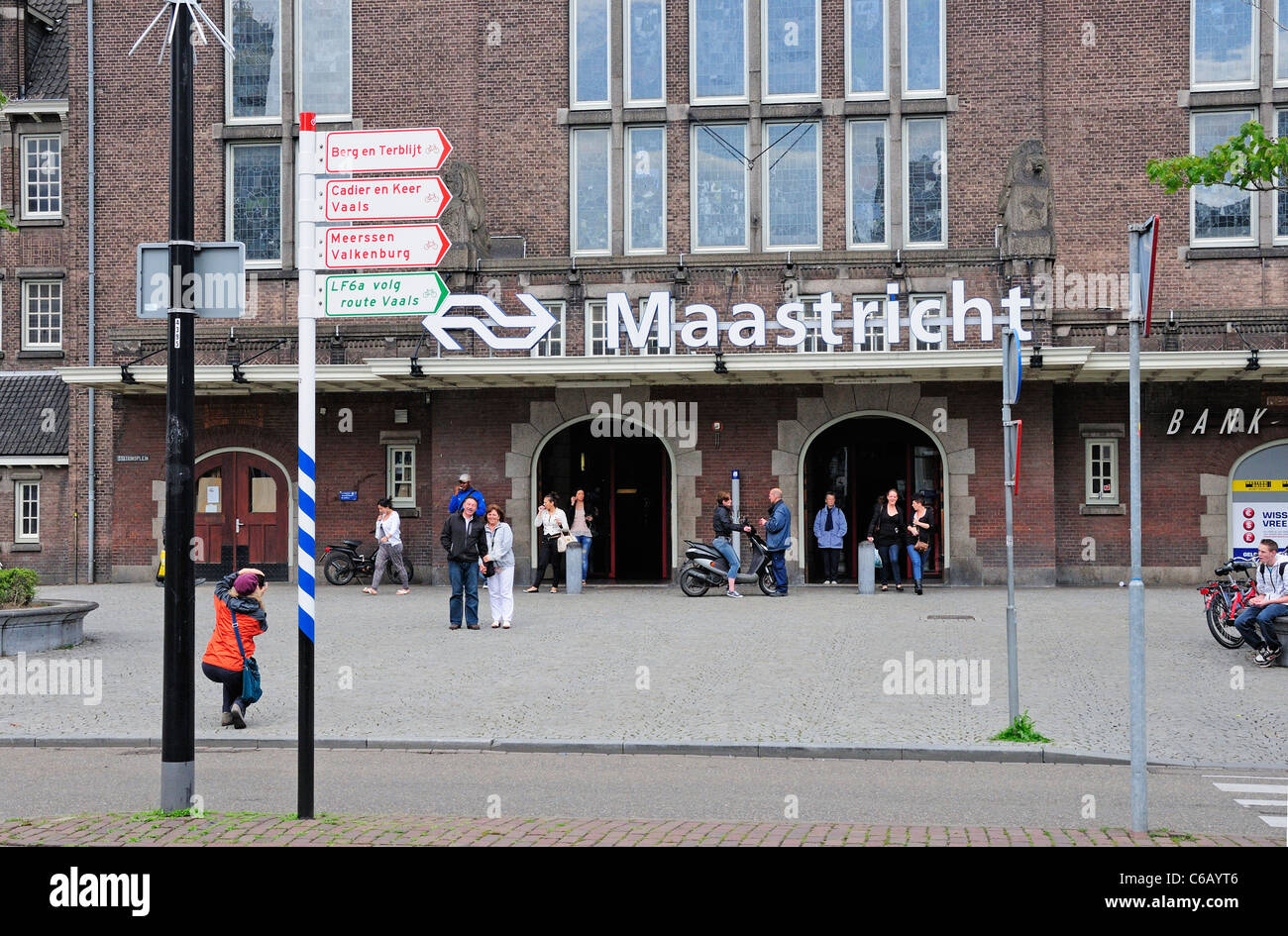 Maastricht, Niederlande. Hauptbahnhof Stockfoto