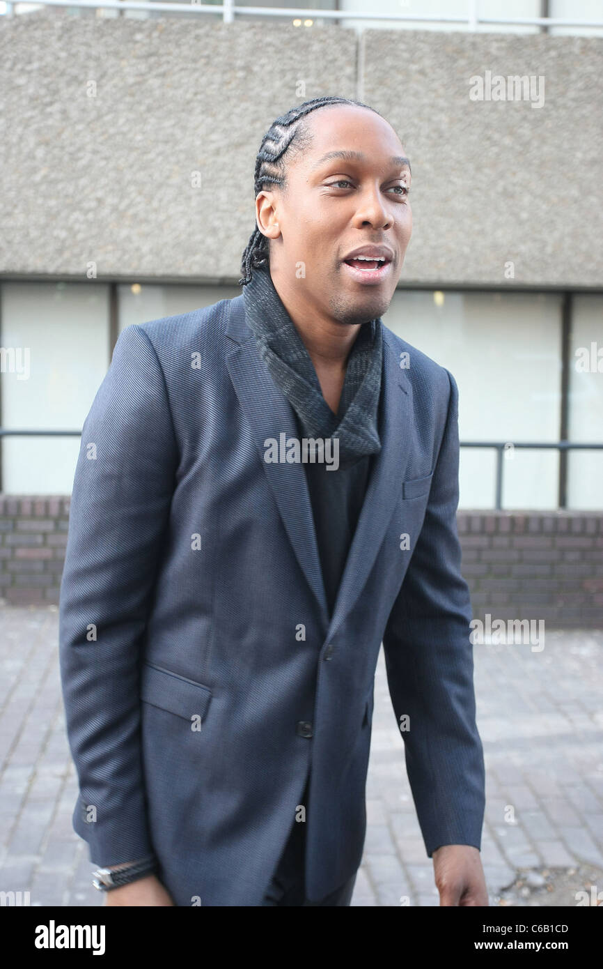 Lemar außerhalb der ITV Studios London, England - 09.02.10 Stockfoto