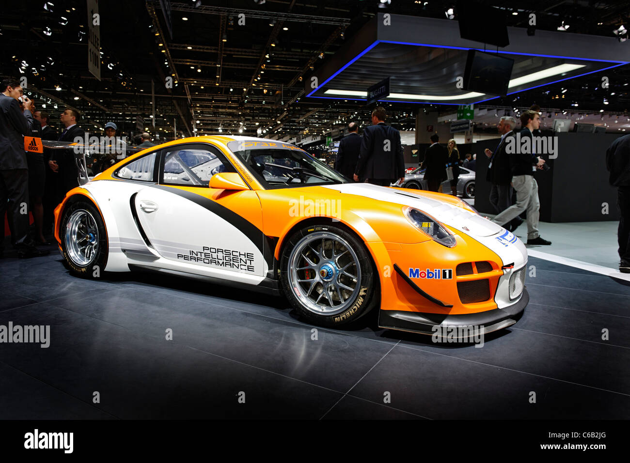 PORSCHE 911 GT3 R Hybrid, International Motor Show Genf 2011, Genf, Schweiz, Europa Stockfoto