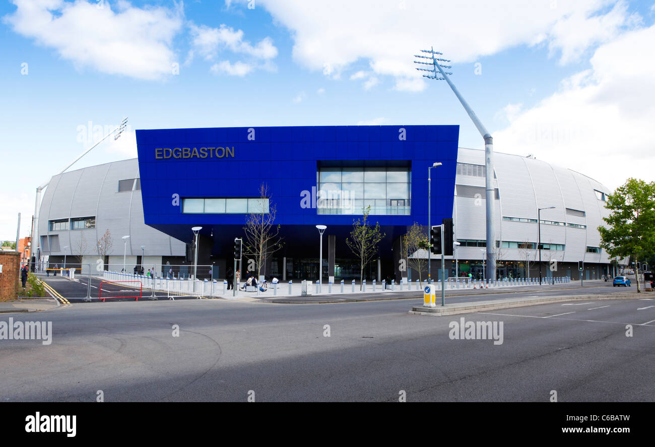 Edgbaston Cricket Ground, Heimat von Warwickshire County Cricket Team, England. Stockfoto