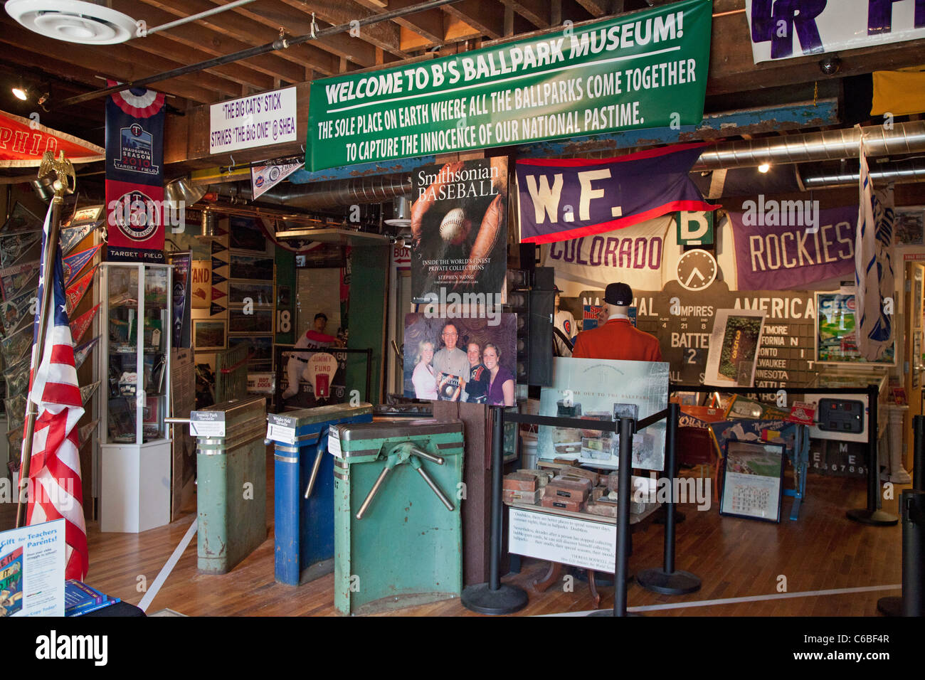 B es Ballpark Museum Stockfoto