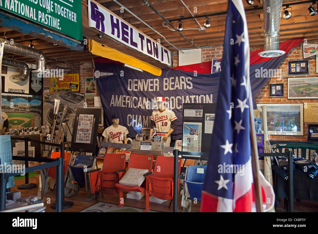 B es Ballpark Museum Stockfoto