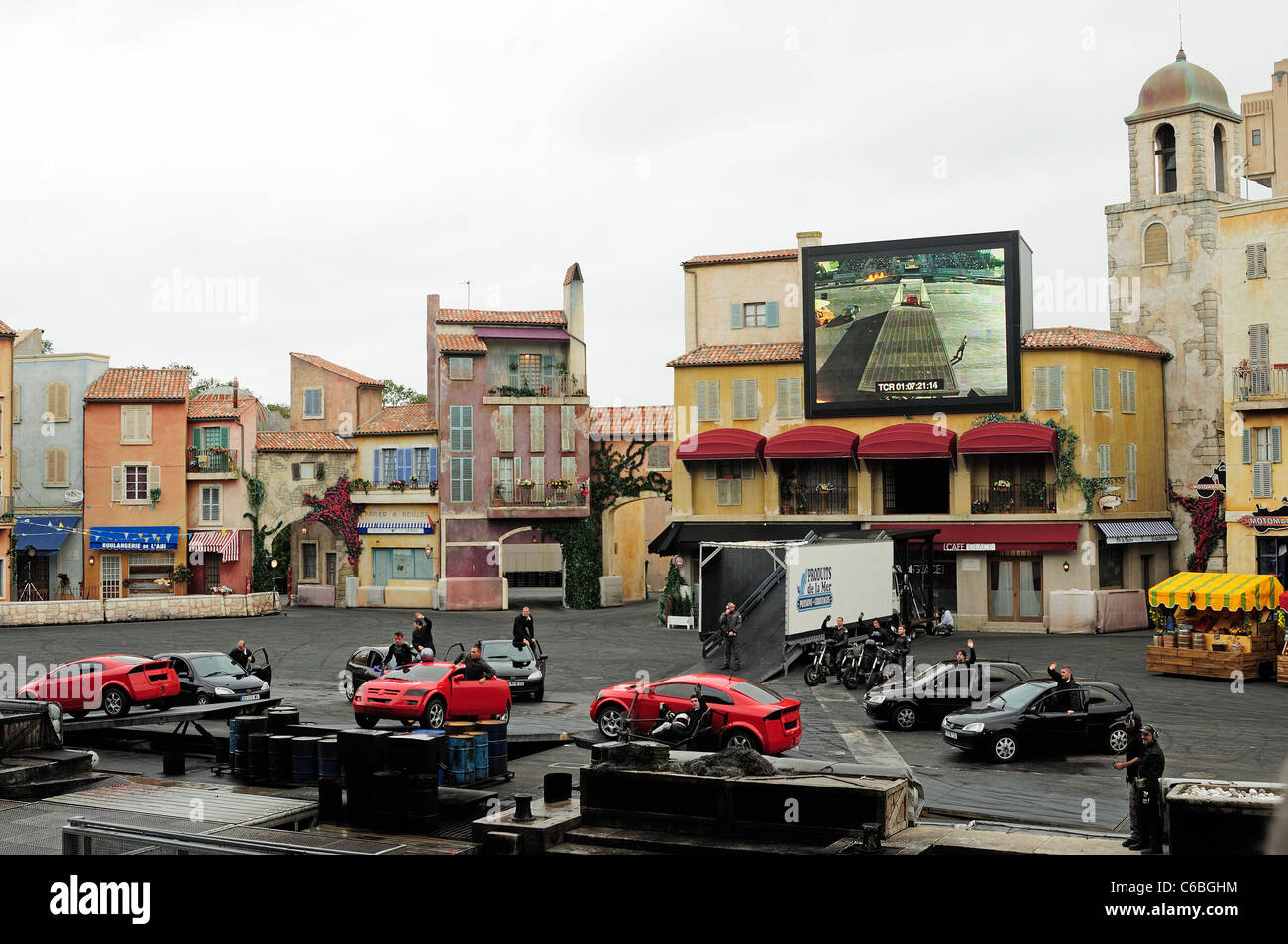 Moteurs Action-Stunt-Show. Walt Disney Studios. Disneyland Resort Paris. Stockfoto