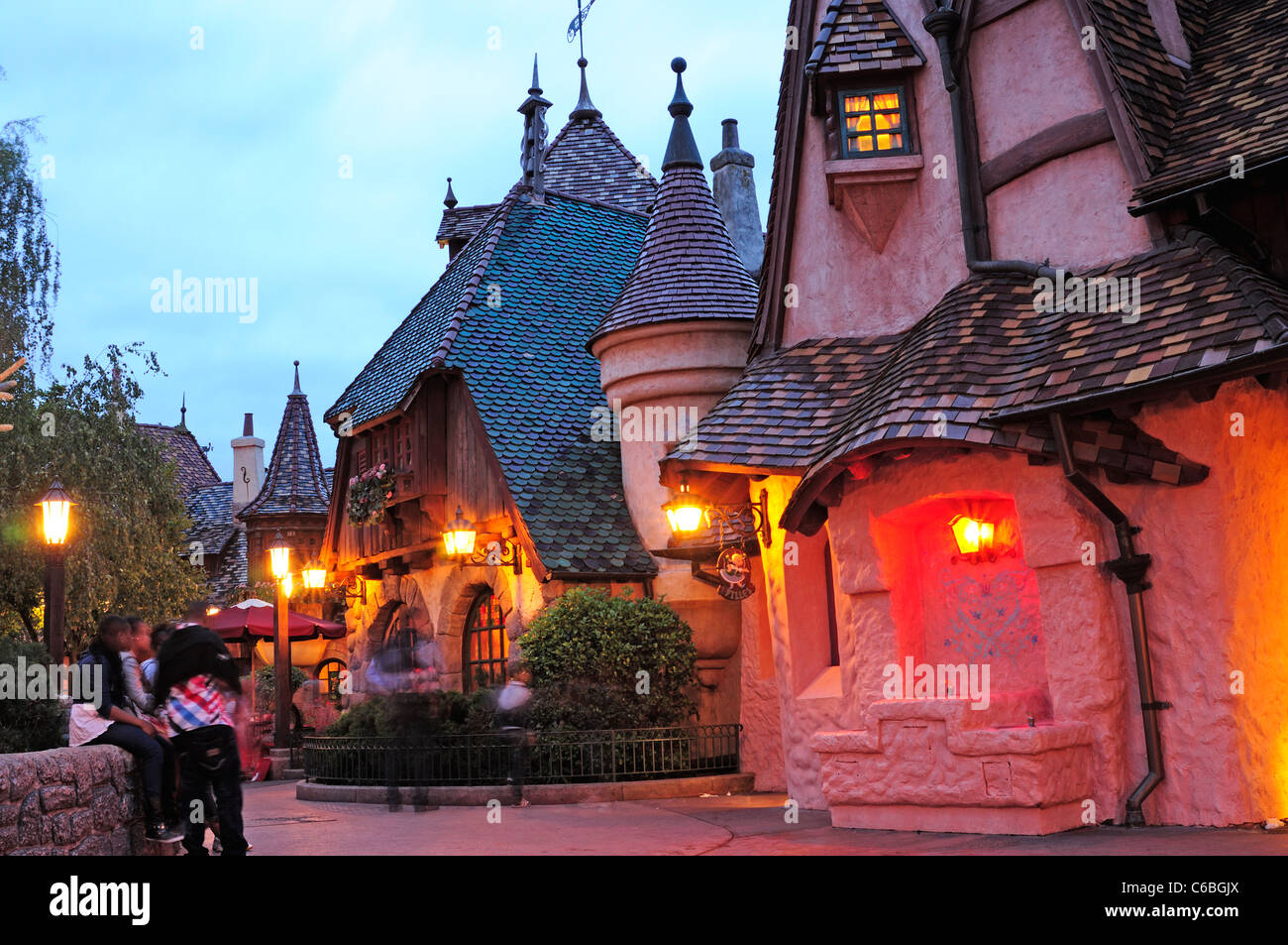 Fantasyland, Disneyland Paris. Stockfoto