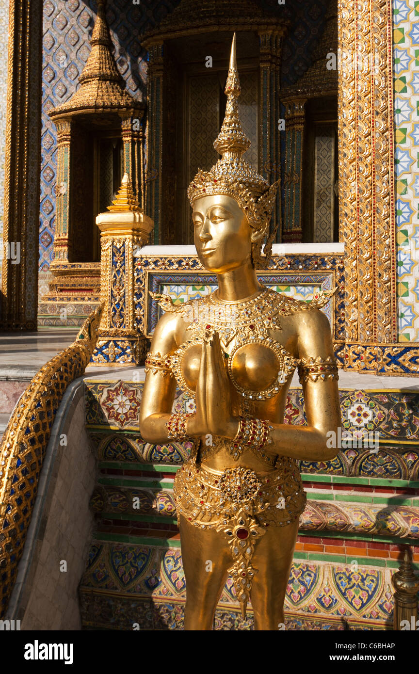 Thailand Bangkok Wat Phra Kaeo Tempel Smaragd-Buddha Stockfoto