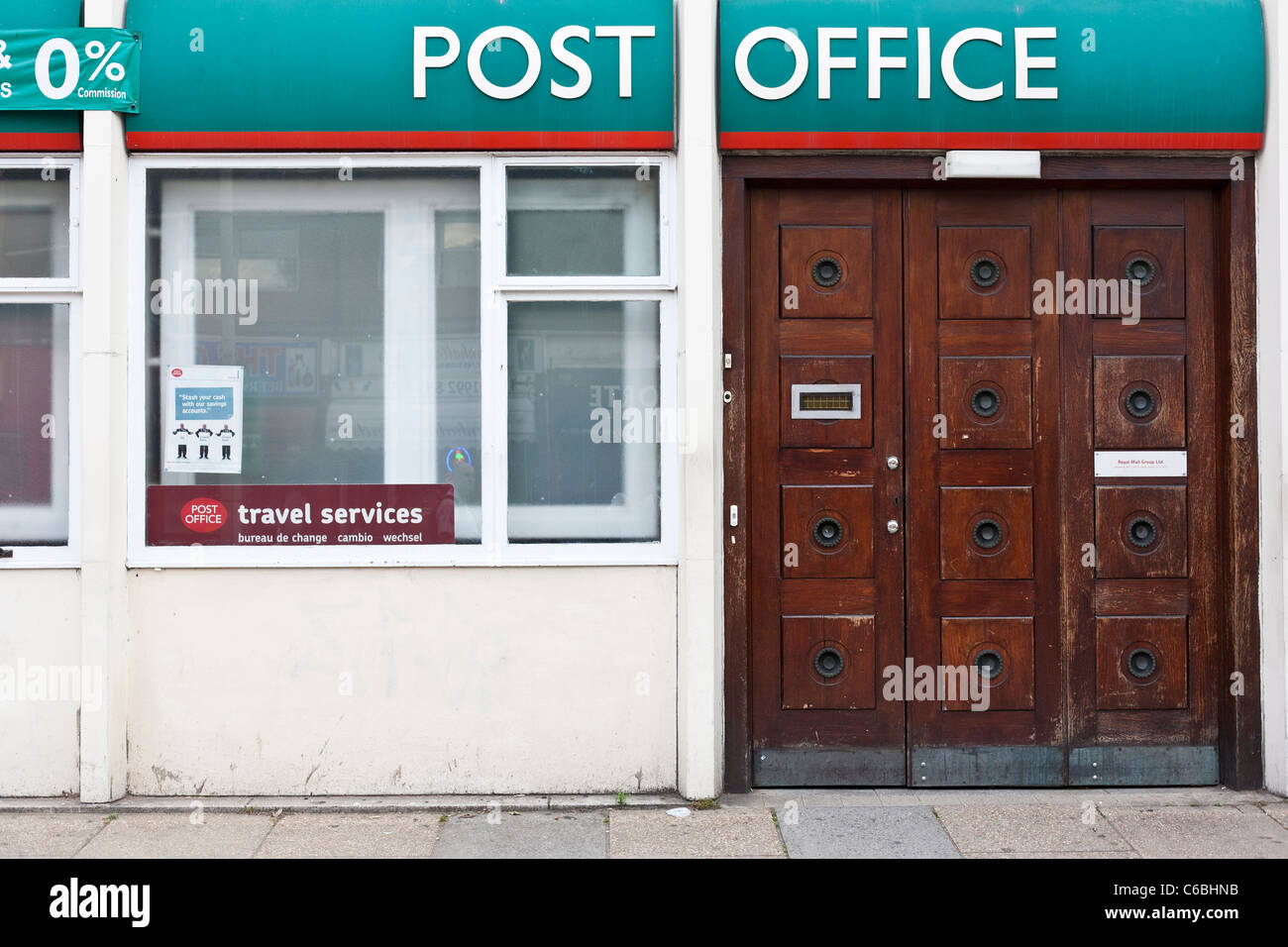 Eine Filiale der Post in London Stockfoto