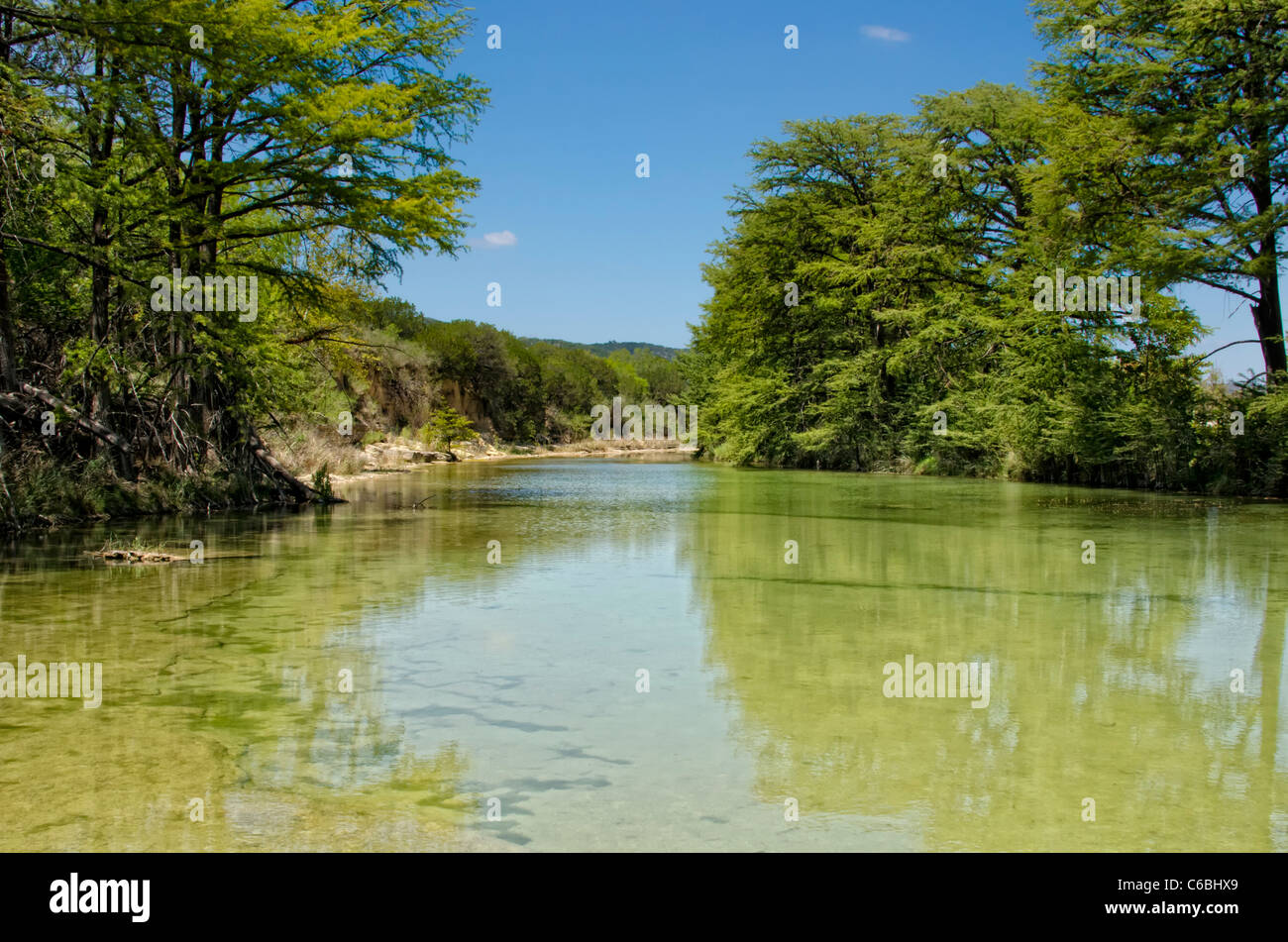 Frio River In Concan, Texas Stockfoto