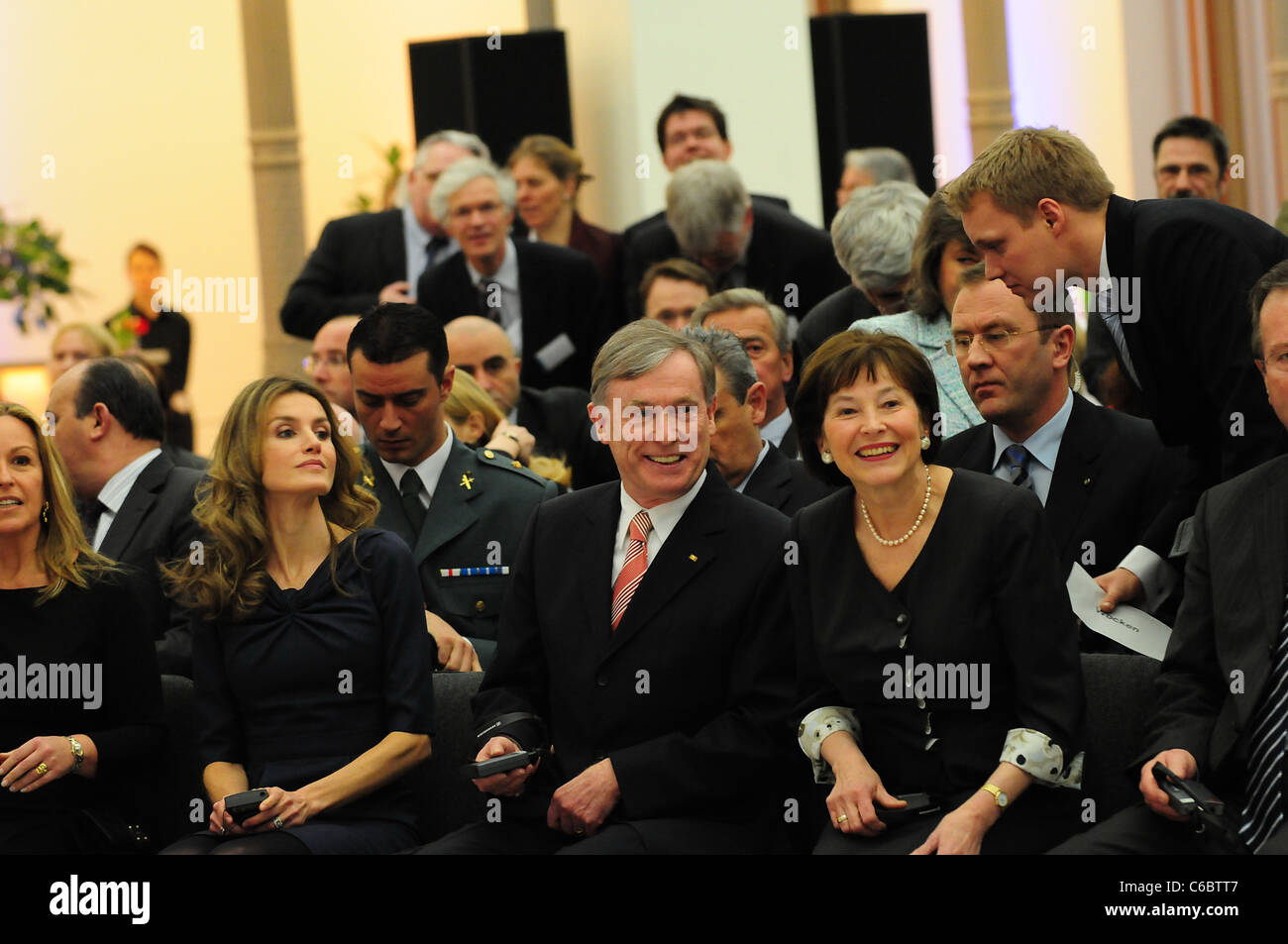 Prinzessin Letizia von Spanien, Horst Köhler und Eva Luise Koehler ...