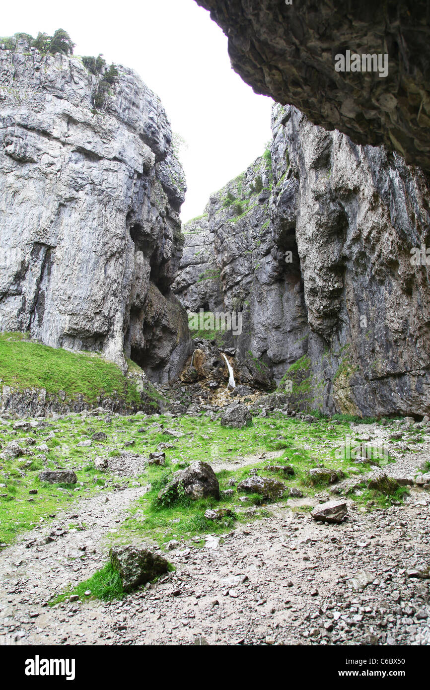 Gordale Narbe, Malham, North Yorkshire, Yorkshire Dales National Park, England, UK Stockfoto