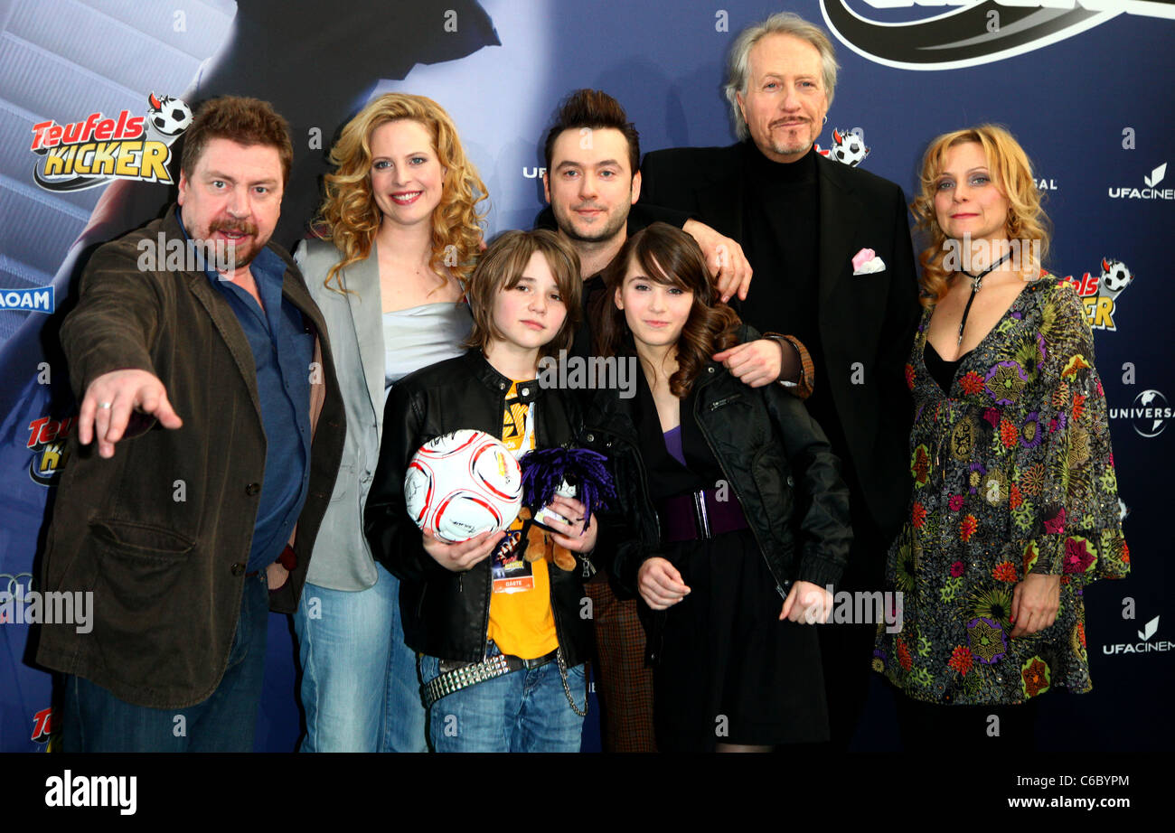 Armin Rohde, Diana Amft, Granz Henman, Reiner Schoene, Catherine Flemming, Cosima Henman bei der Welt-premiere von Stockfoto