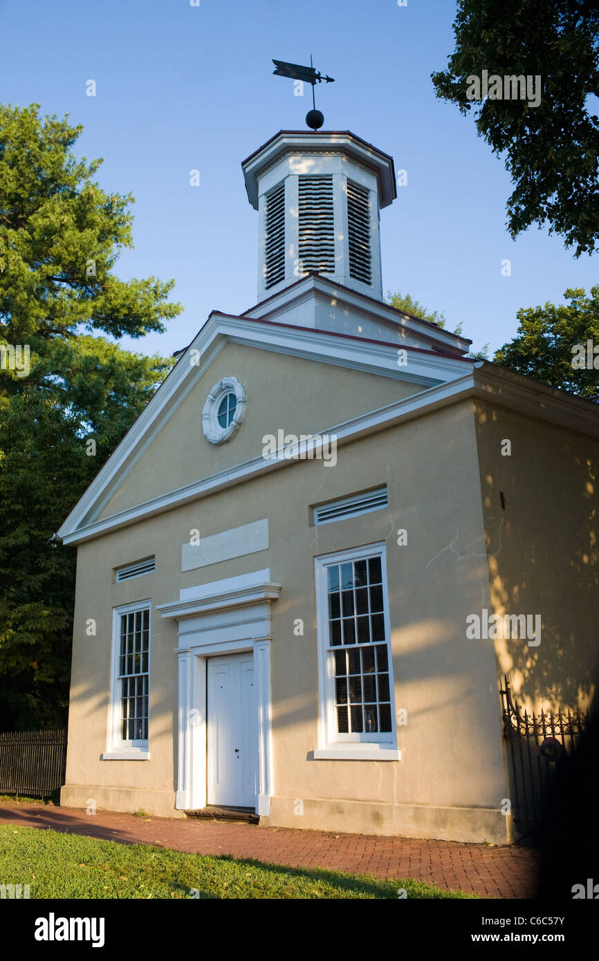 Old St. Mary 1703, Burlington, New Jersey, erste Bischofskirche im Zustand Stockfoto