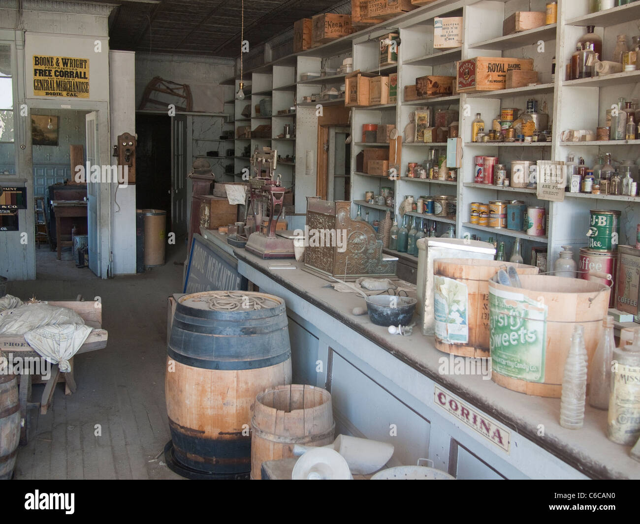 Bodie Geisterstadt, Kalifornien, USA Stockfoto