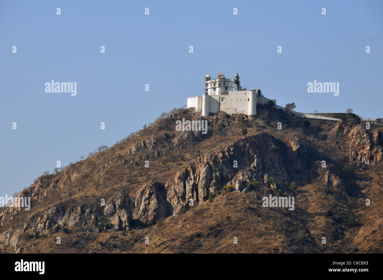 Monsoon Palace Udaipur Rajasthan Indien Stockfoto