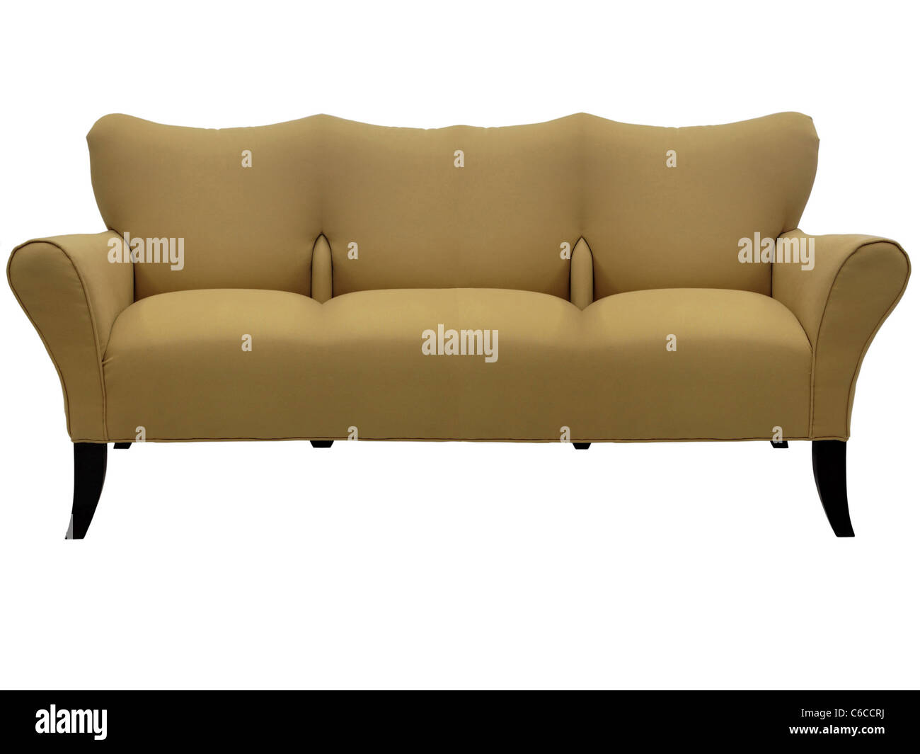 moderne Couch isoliert auf dem weißen Stockfoto