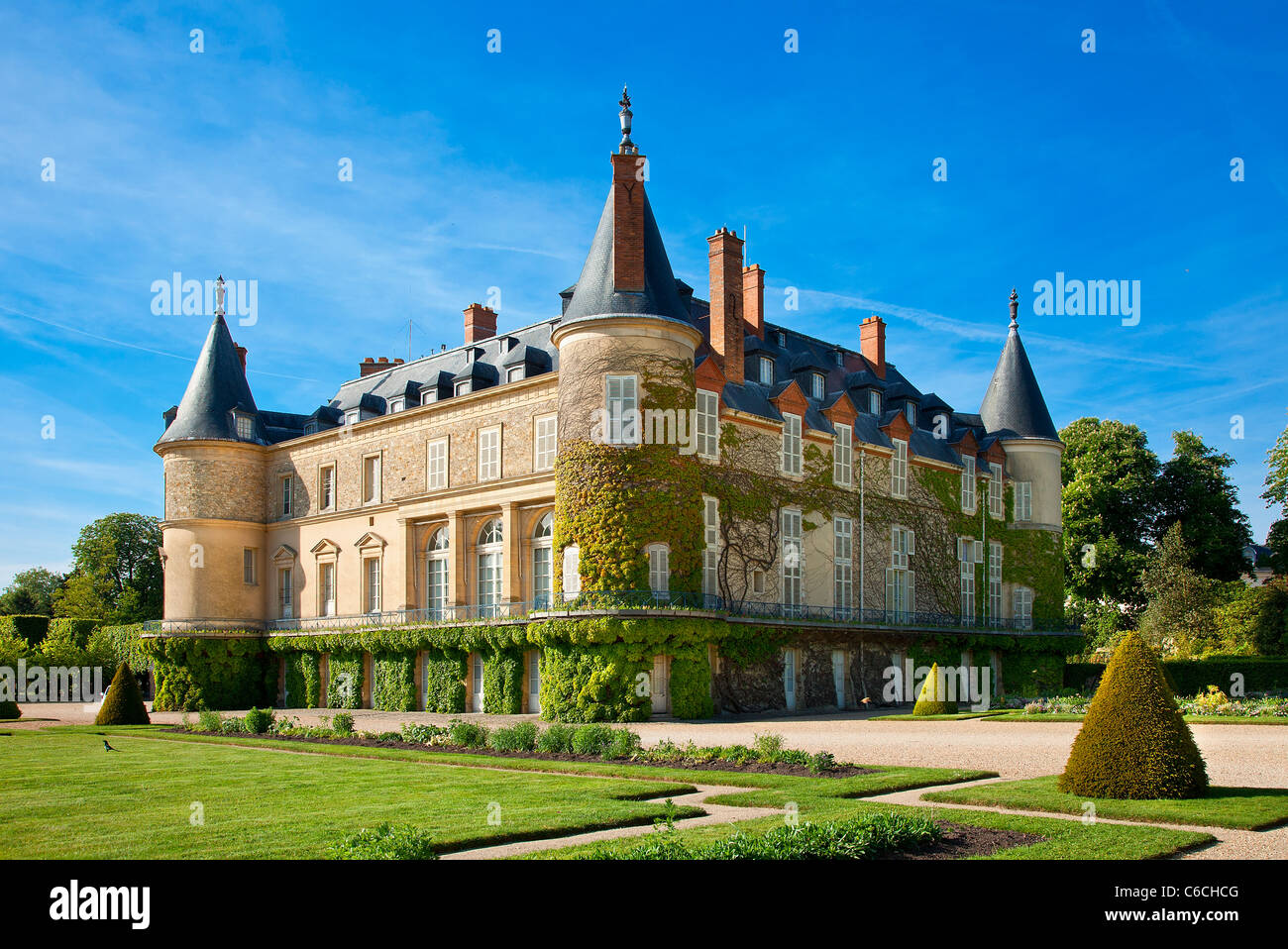 Europa, Frankreich, Yvelines (78), Rambouillet, Schloss Rambouillet Stockfoto