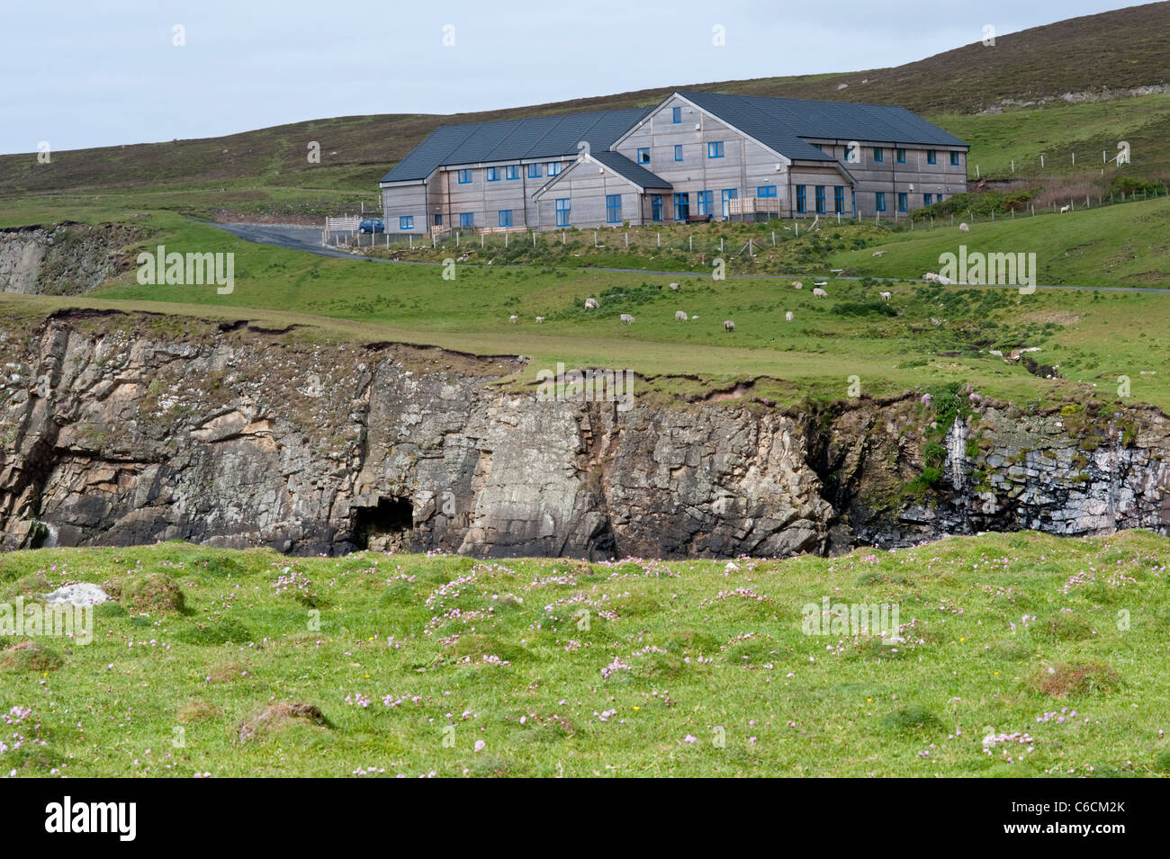 Bird Observatory RSPB Fair Isle Shetland subarktischen Inseln Schottland UK Europe Stockfoto