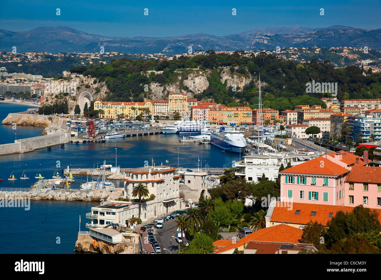 Europa, Frankreich, schönen Hafen Stockfoto