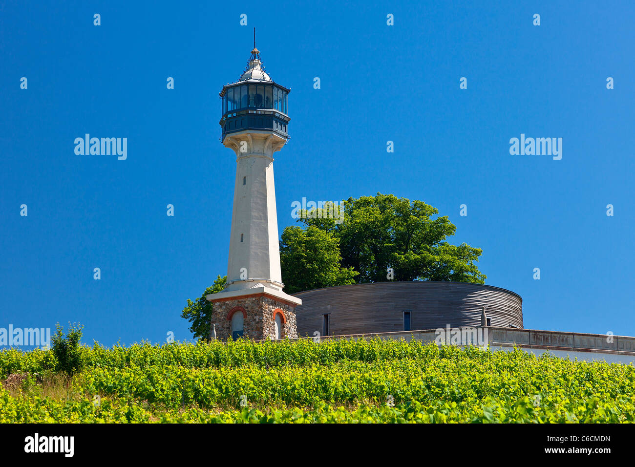 Frankreich, Marne, regionalen Park der Montagne de Reims, Leuchtturm von Verzenay Stockfoto