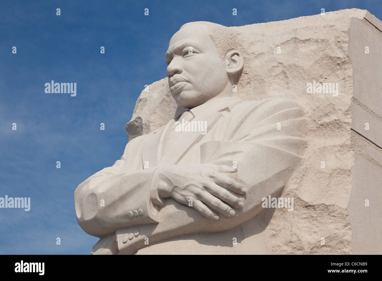 Washington, DC - 24 August: Soll das Denkmal für Dr. Martin Luther King in Washington DC am 28. August 2011 von Präsident Obama eingeweiht werden. Stockfoto