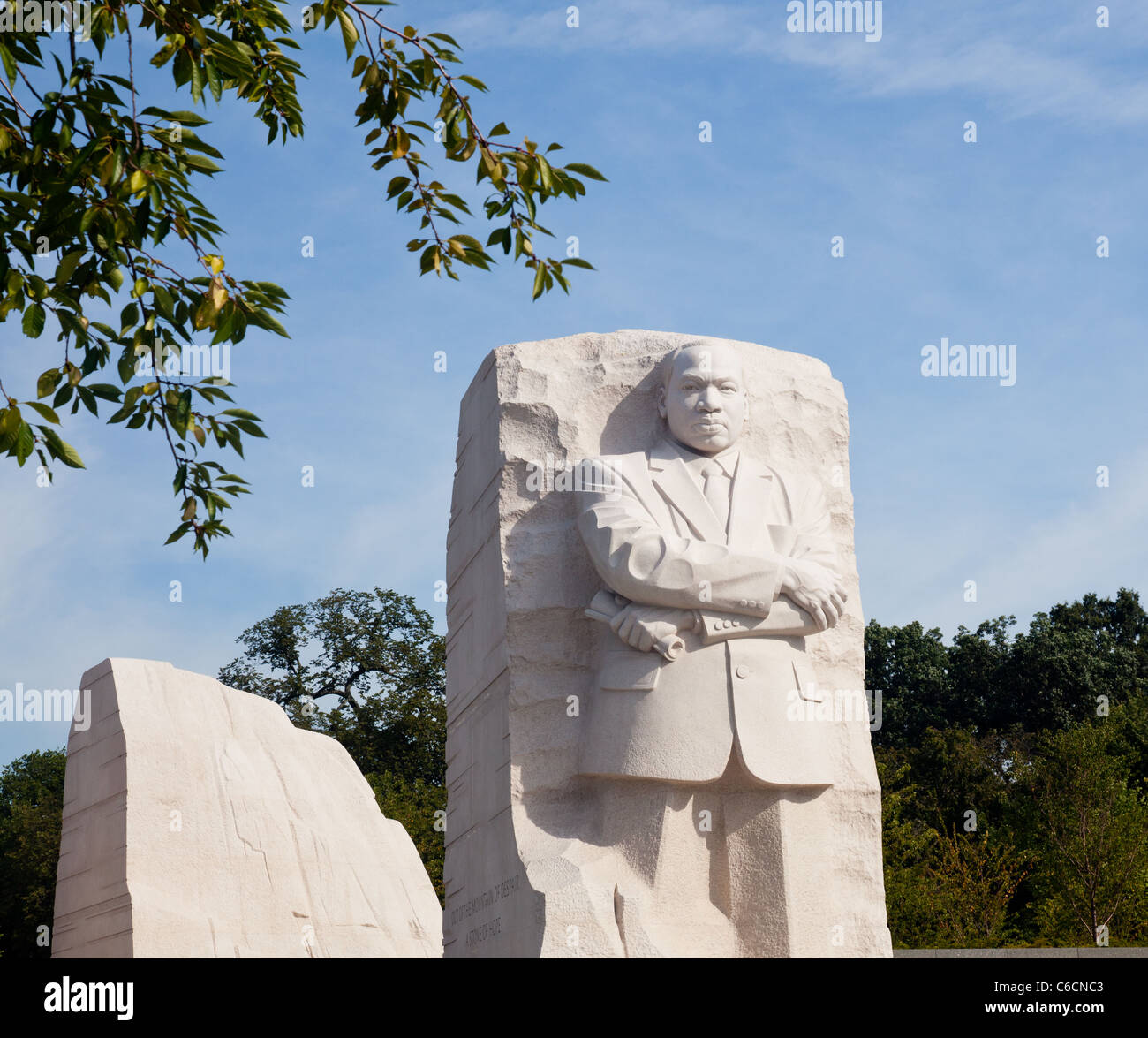 Washington, DC - 24 August: Soll das Denkmal für Dr. Martin Luther King in Washington DC am 28. August 2011 von Präsident Obama eingeweiht werden. Stockfoto