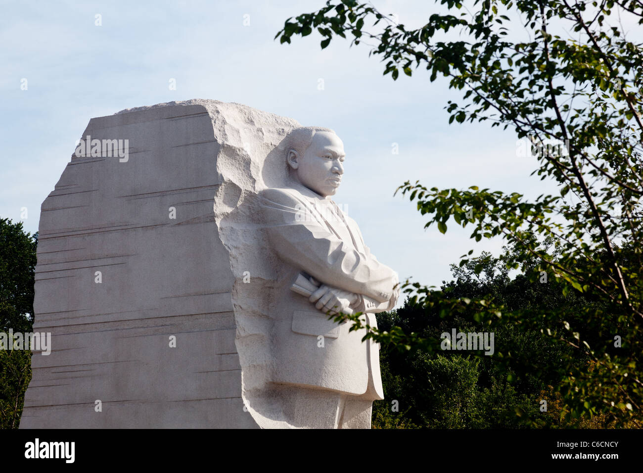 Washington, DC - 24 August: Soll das Denkmal für Dr. Martin Luther King in Washington DC am 28. August 2011 von Präsident Obama eingeweiht werden. Stockfoto