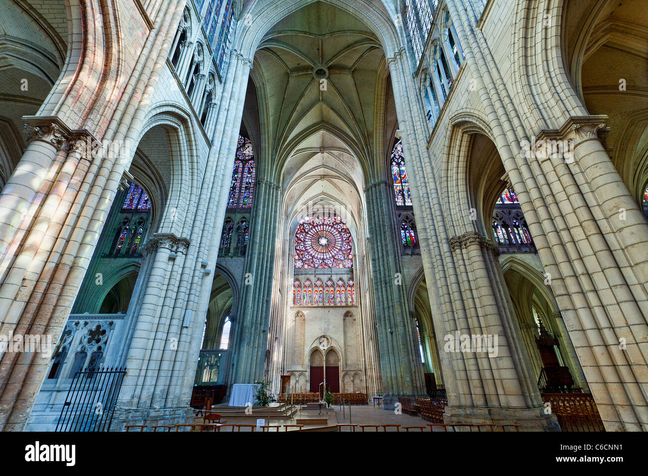 Europa, Frankreich, Troyes, Aube (10), Saint-Pierre-et-Saint-Paul-Kathedrale Stockfoto