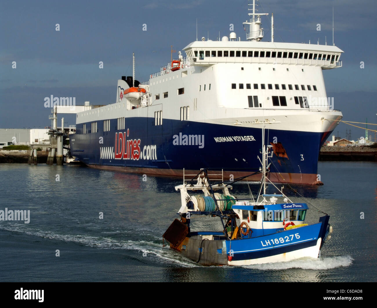 Norman Voyager, LD Lines, Channel Ferry, Le Havre, Normandie, Frankreich Stockfoto