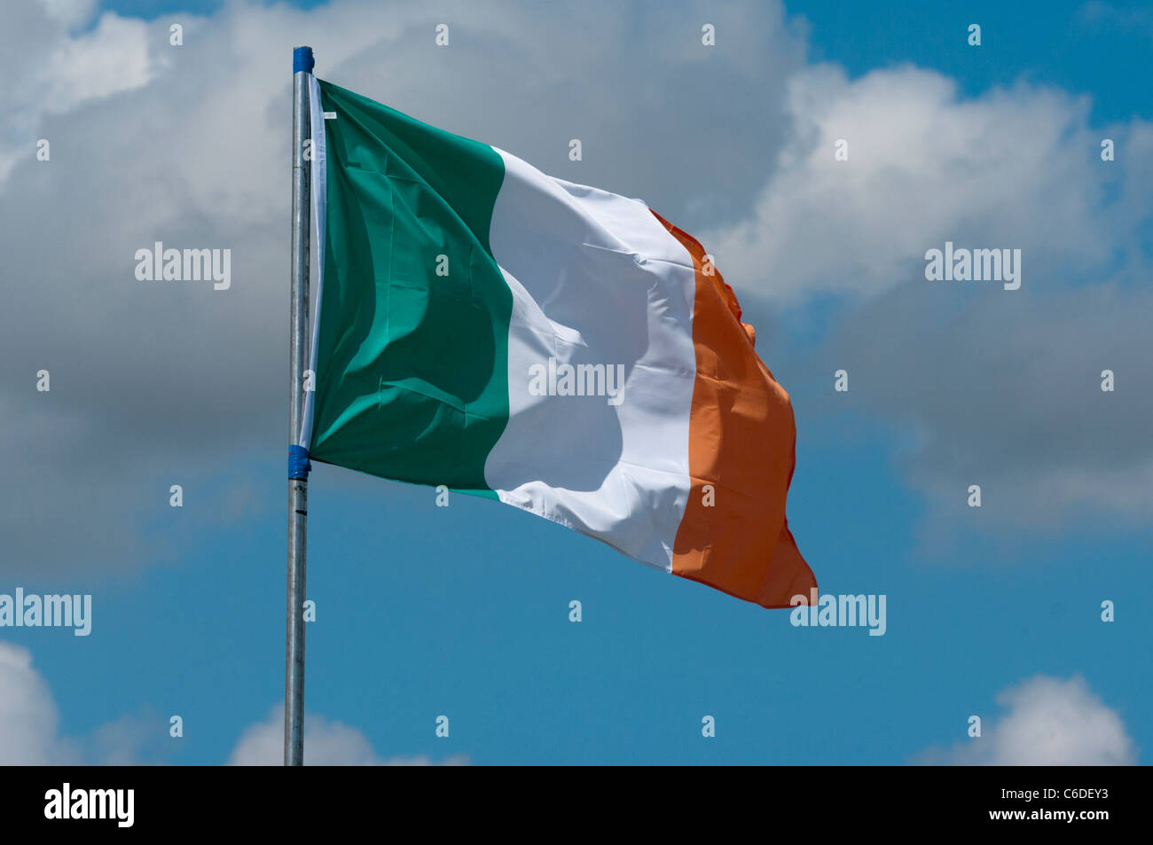 Irische Nationalflagge Stockfoto