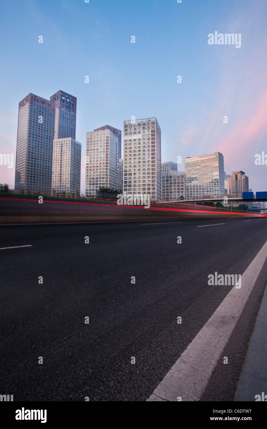 Autobahn in Peking, China Stockfotografie Alamy