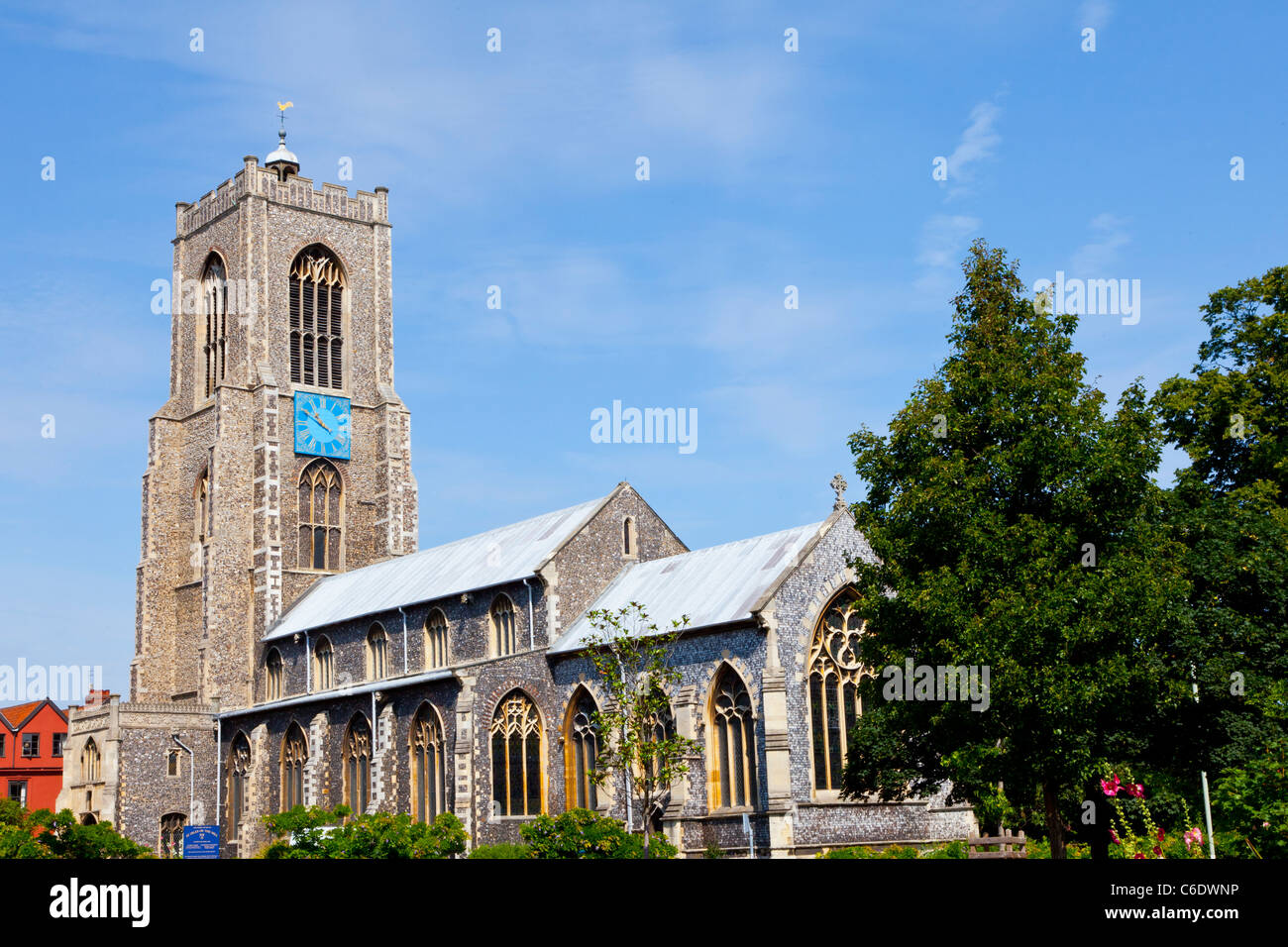 St Giles Kirche, Norwich, Norfolk, Großbritannien Stockfoto