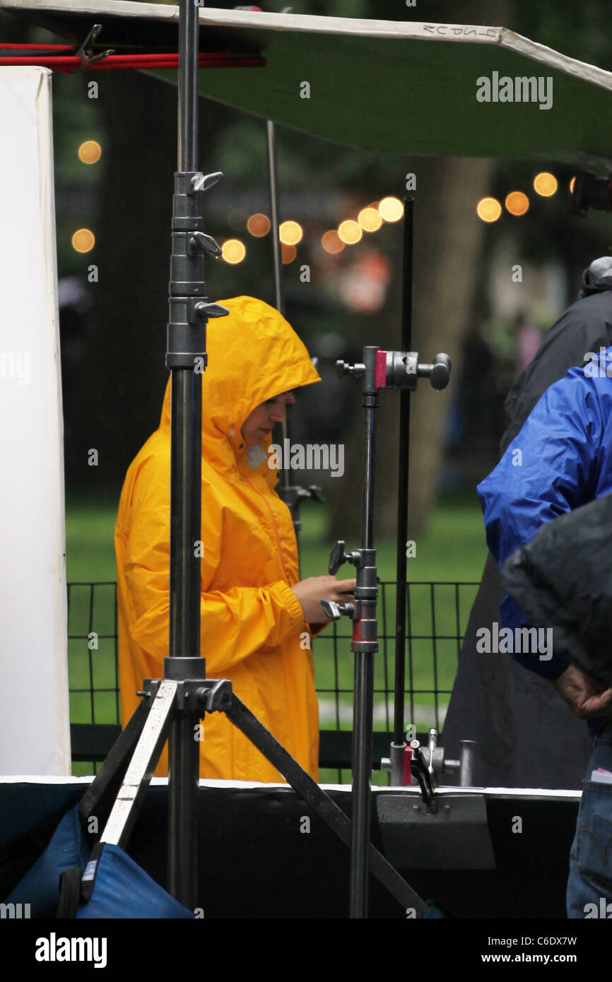 Ginnifer Goodwin am Set des neuen Films "Etwas geborgt" New York City, USA - 09.06.10 JG Stockfoto