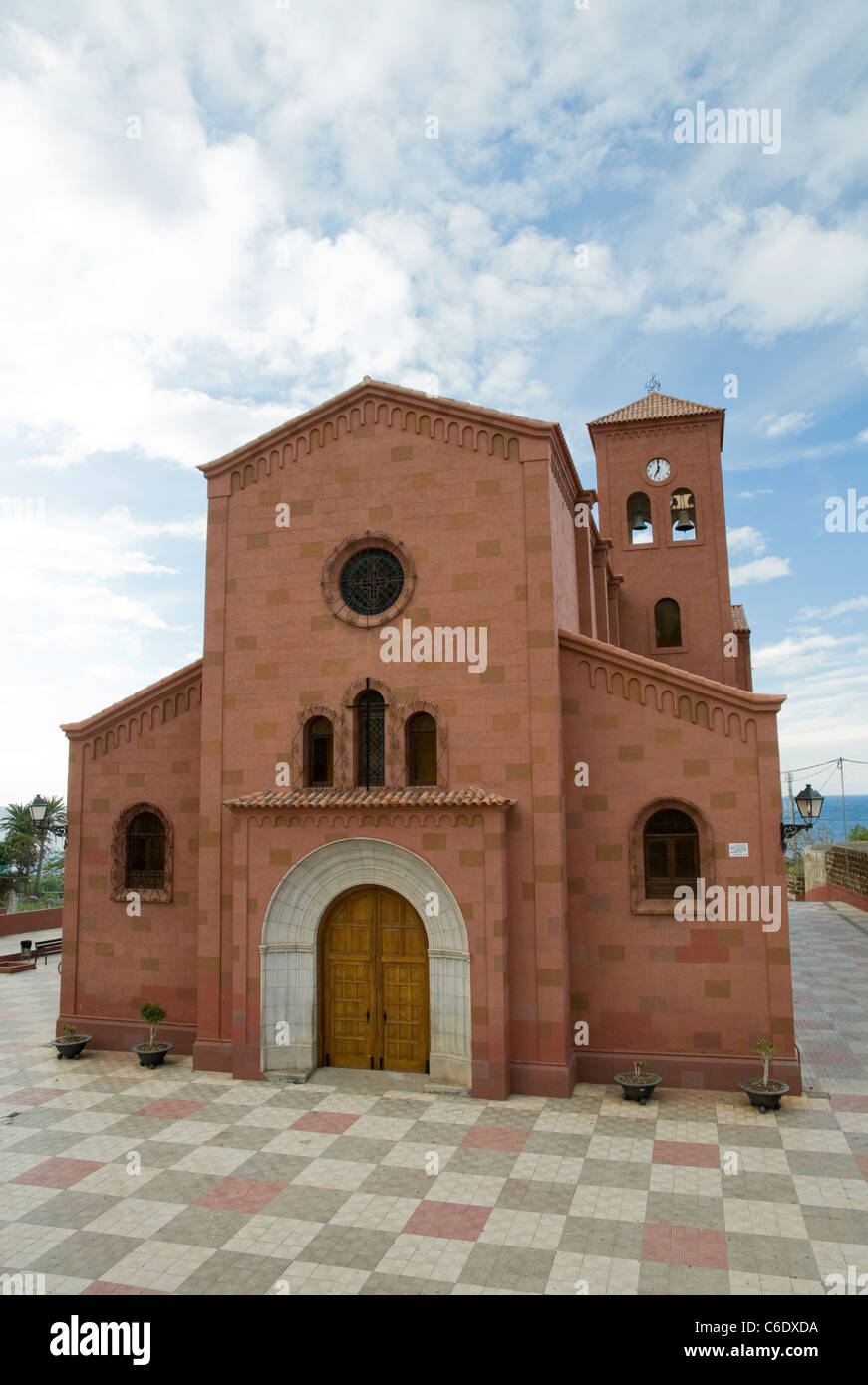 Punta de Hidalgo Church, Teneriffa, Kanarische Inseln, Spanien, Europa Stockfoto