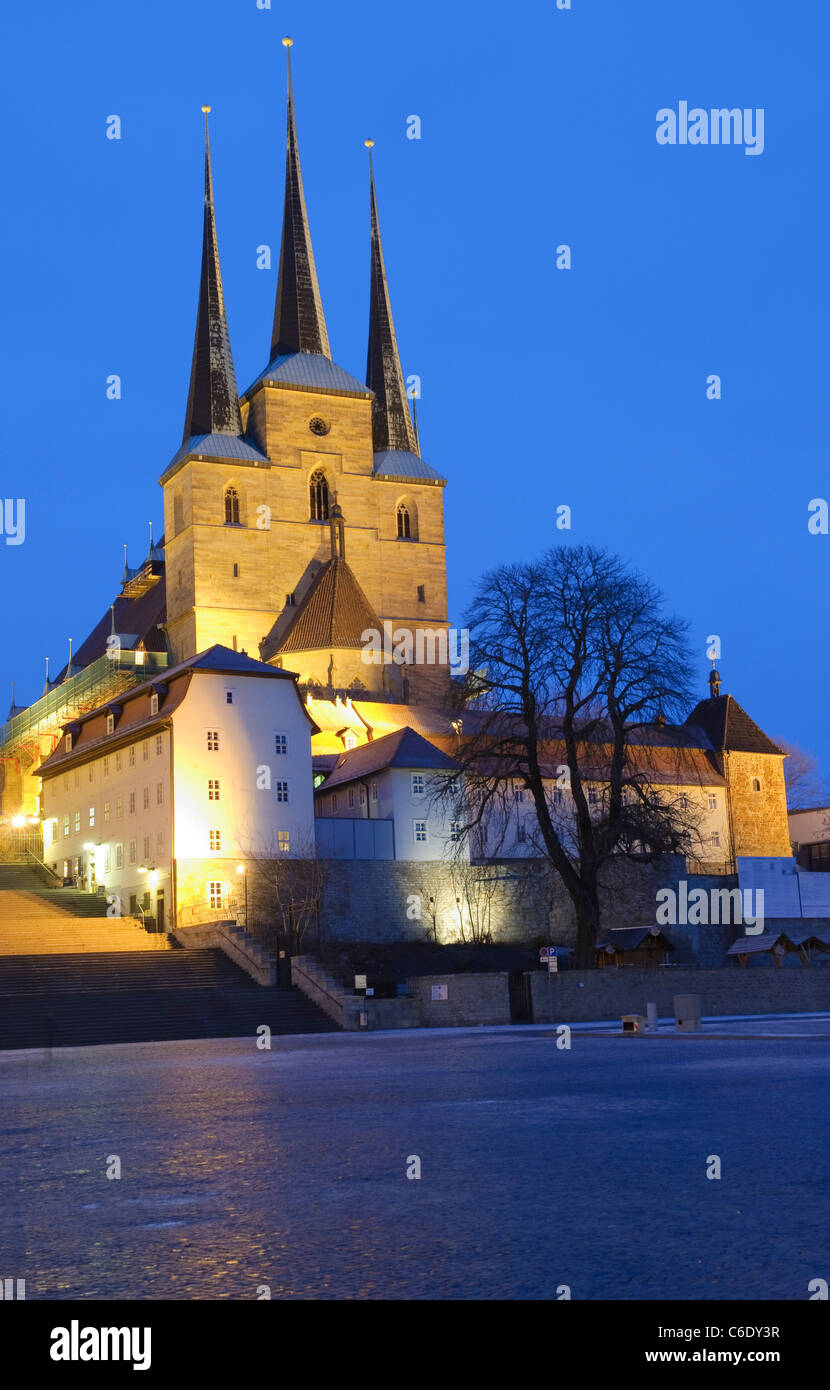 St.-Severi-Kirche, Erfurt, Thüringen, Deutschland, Europa Stockfoto