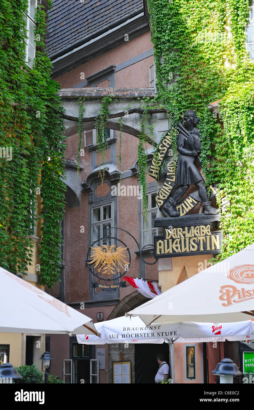 Das wienerische ist Wiens ältesten und geschichtsträchtigsten restaurant Stockfoto