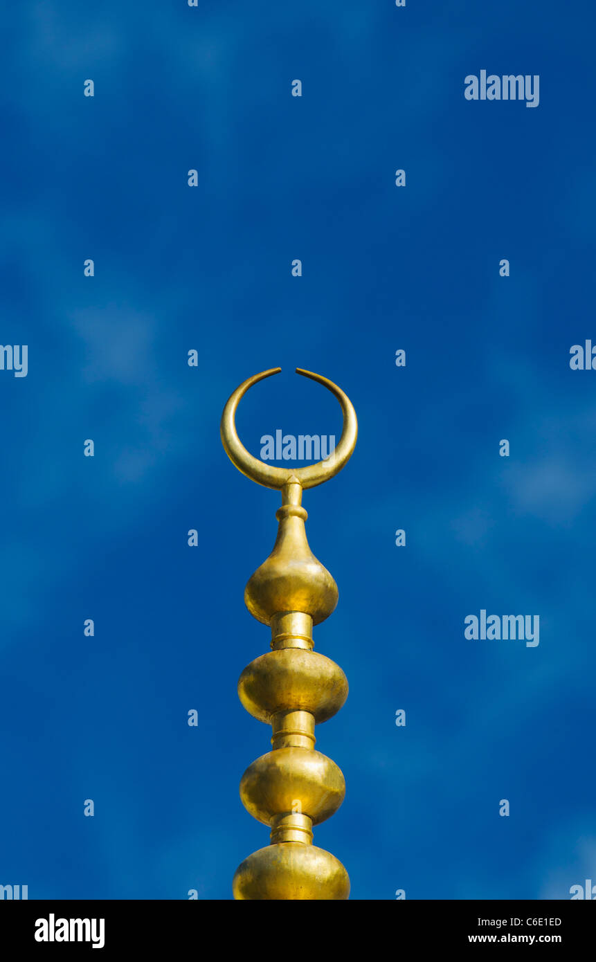 Türkei, Istanbul, Halbmond Symbol der Hagia Sophia Mosque Stockfoto