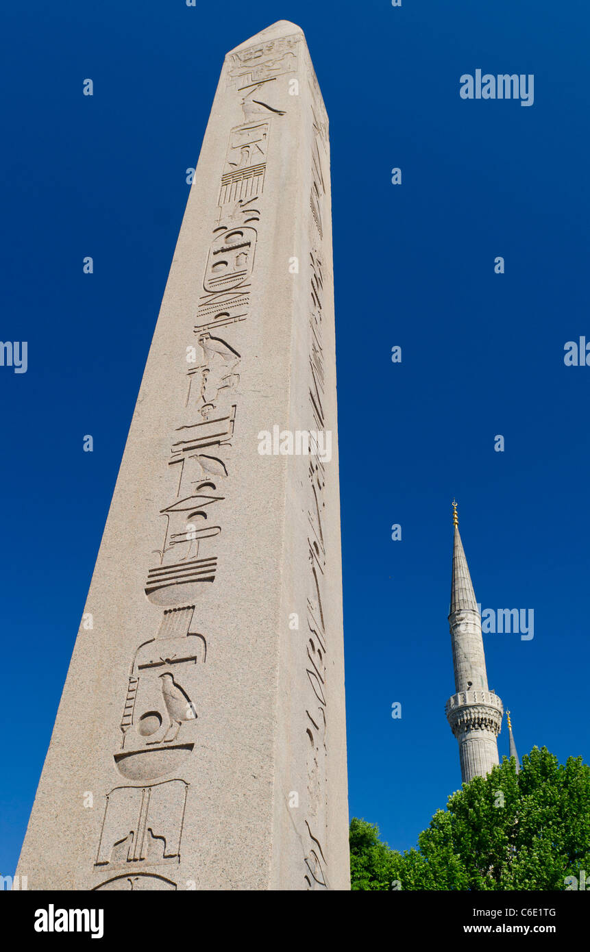 Türkei, Istanbul, ägyptischer obelisk Stockfoto