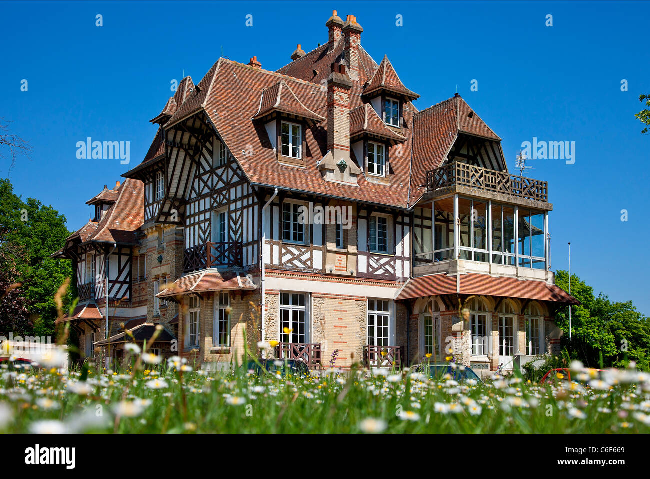 Europa, Frankreich, Yvelines (78), Rambouillet, Le Vieux Moulin Residenz Stockfoto