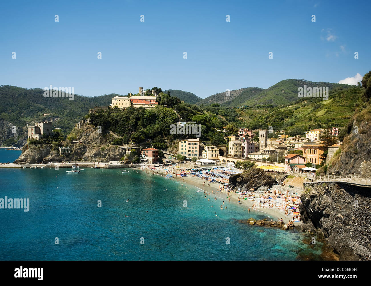 Monterosso al Mare Village und Resort. Stockfoto