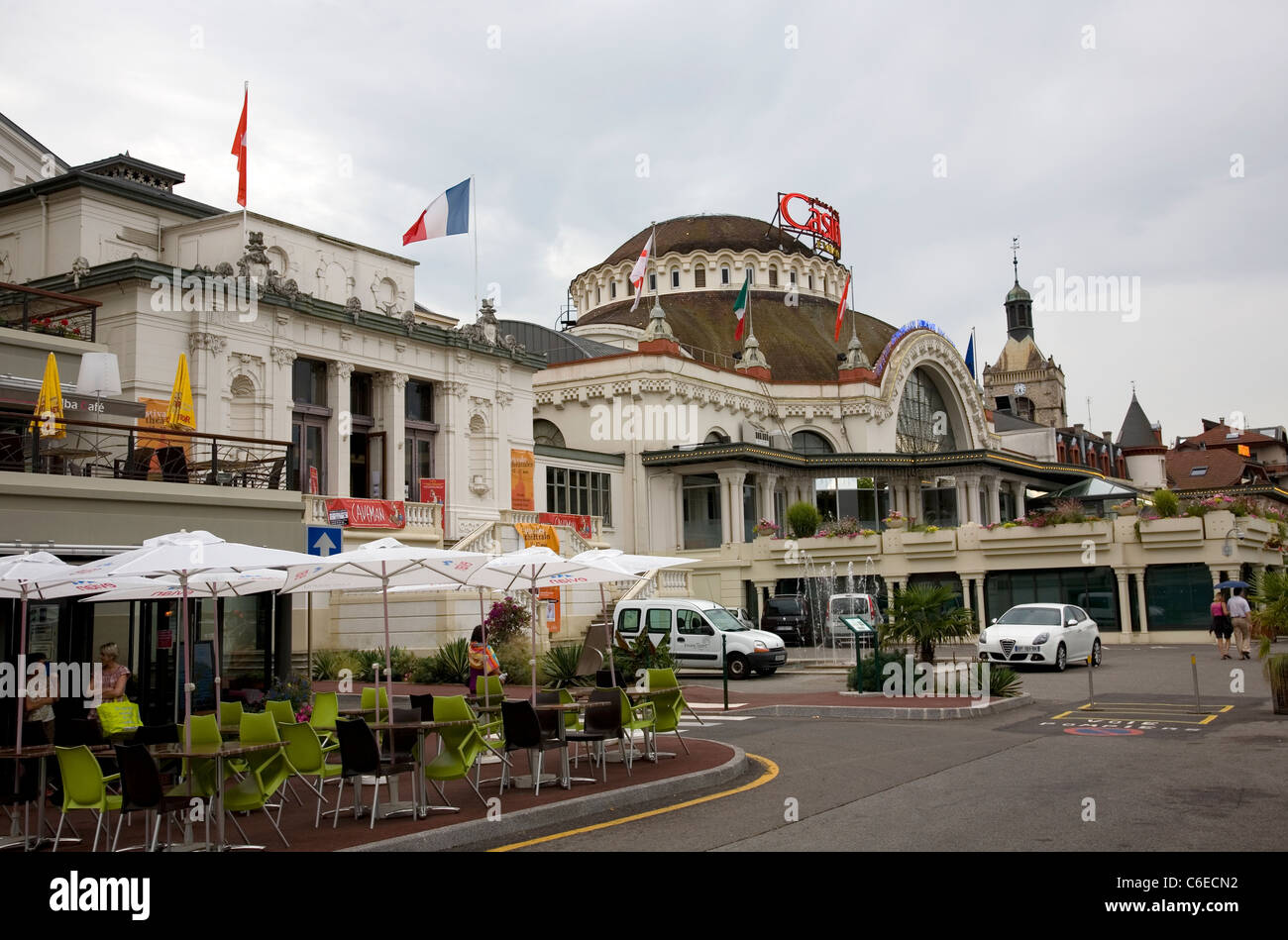 Évian-Les-Bains Casino Stockfoto