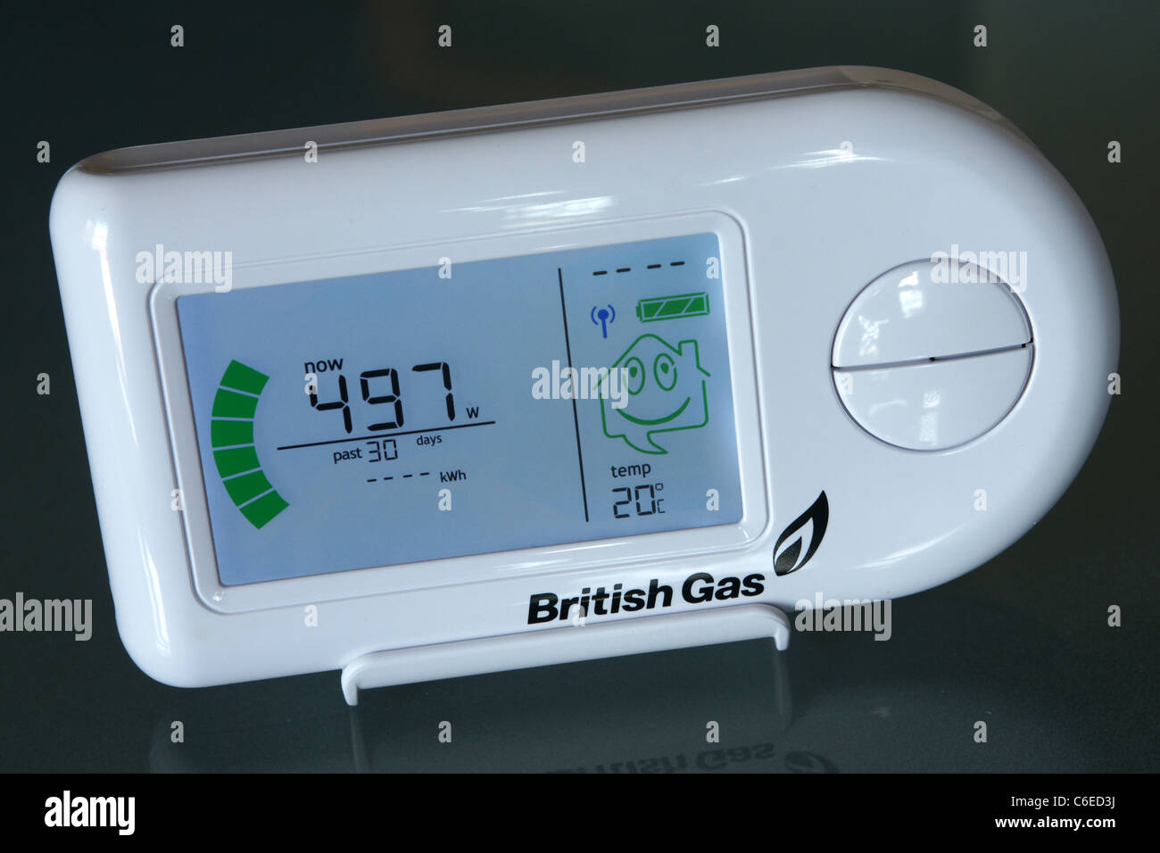 British Gas Strom Monitor Stockfoto