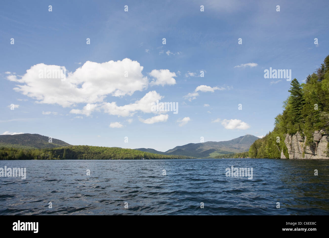 USA, New York State, Adirondack Mountains, Lake Placid Stockfoto